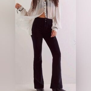 FREE PEOPLE CORDUROY JAYDE CORE FLARE PANTS